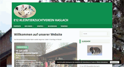Desktop Screenshot of kleintierzuchthaslach.at